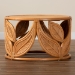 bali & pari Raflesia Modern Bohemian Natural Rattan Coffee Table - Raflesia-Light Honey Rattan-CT