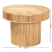bali & pari Iryna Modern Bohemian Natural Rattan End Table - Iowai-Natural Rattan-ET