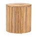 bali & pari Milagra Modern Bohemian Natural Rattan End Table - Misisipi-Natural Rattan-ET