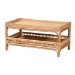 bali & pari Lombok Modern Bohemian Natural Rattan Coffee Table - Lombok-Natural Rattan-CT