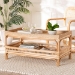 bali & pari Lombok Modern Bohemian Natural Rattan Coffee Table - Lombok-Natural Rattan-CT