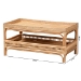 bali & pari Lombok Modern Bohemian Natural Rattan Coffee Table - Lombok-Natural Rattan-CT