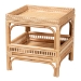 bali & pari Lombok Modern Bohemian Natural Rattan End Table - Lombok-Natural Rattan-ET