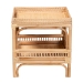 bali & pari Lombok Modern Bohemian Natural Rattan End Table - Lombok-Natural Rattan-ET