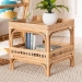 bali & pari Lombok Modern Bohemian Natural Rattan End Table - Lombok-Natural Rattan-ET