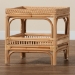 bali & pari Lombok Modern Bohemian Natural Rattan End Table - Lombok-Natural Rattan-ET