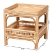 bali & pari Lombok Modern Bohemian Natural Rattan End Table - Lombok-Natural Rattan-ET