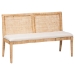 bali & pari Kalimantan Bohemian Light Honey Rattan 3-Piece Dining Nook Set - Kalimantan-Light Honey Rattan-3PC Dining Set