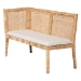 bali & pari Kalimantan Bohemian Light Honey Rattan 3-Piece Dining Nook Set - Kalimantan-Light Honey Rattan-3PC Dining Set