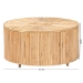 bali & pari Miami Bohemian Light Honey Rattan Coffee Table - Miami-Natural Rattan-CT