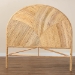 bali & pari Seana Bohemian Honey Rattan King Size Standalone Headboard - WS040-Honey Rattan-King-HB