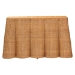 bali & pari Palm Bohemian Honey Scallop Rattan Console Table - Palm-Light Honey Rattan-Console Table