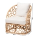 bali & pari Prisca Bohemian Light Honey Rattan Accent Chair - Model 2-Light Honey Rattan-CC