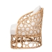 bali & pari Prisca Bohemian Light Honey Rattan Accent Chair - Model 2-Light Honey Rattan-CC