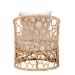 bali & pari Prisca Bohemian Light Honey Rattan Accent Chair - Model 2-Light Honey Rattan-CC