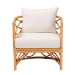 bali & pari Acelynn Bohemian Light Honey Rattan Arm Chair - Model 3-Light Honey Rattan-CC