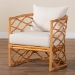 bali & pari Acelynn Bohemian Light Honey Rattan Arm Chair - Model 3-Light Honey Rattan-CC