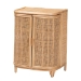 bali & pari Yanka Bohemian Natural Rattan Storage Cabinet