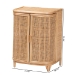 bali & pari Yanka Bohemian Natural Rattan Storage Cabinet - WS 017-Natural Rattan-Large-Cabinet