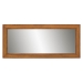 Baxton Studio Rowanne Mid-Century Modern Walnut Brown Rubberwood and Rattan Frame Wall Mirror - BBTM32 A1-Rattan/Walnut-Mirror