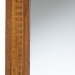 Baxton Studio Rowanne Mid-Century Modern Walnut Brown Rubberwood and Rattan Frame Wall Mirror - BBTM32 A1-Rattan/Walnut-Mirror