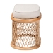 bali & pari Ladonna Bohemian Natural Rattan Ottoman Footstool - WS072-Natural Rattan-Stool
