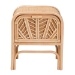 bali & pari Carabella Bohemian Natural Rattan 1-Drawer Nightstand - WS066-Natural Rattan-NS