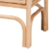 bali & pari Carabella Bohemian Natural Rattan 1-Drawer Nightstand - WS066-Natural Rattan-NS