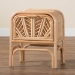 bali & pari Carabella Bohemian Natural Rattan 1-Drawer Nightstand - WS066-Natural Rattan-NS