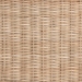 bali & pari Sumana Bohemian Scallop Natural Rattan and Mahogany Side Table - WS069-Natural Rattan-Side Table
