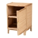 bali & pari Kiara Bohemian Natural Rattan Nightstand - WS050-Natural Rattan-NS