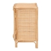 bali & pari Kiara Bohemian Natural Rattan Nightstand - WS050-Natural Rattan-NS