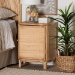 bali & pari Kiara Bohemian Natural Rattan Nightstand - WS050-Natural Rattan-NS