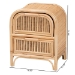 bali & pari Adrika Bohemian Natural Rattan 2-Drawer Nightstand - WS051-Natural Rattan-NS