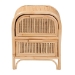 bali & pari Adrika Bohemian Natural Rattan 2-Drawer Nightstand - WS051-Natural Rattan-NS