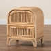 bali & pari Adrika Bohemian Natural Rattan 2-Drawer Nightstand - WS051-Natural Rattan-NS