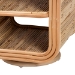 bali & pari Bethari Bohemian Natural Rattan Nightstand - WS056-Natural Rattan-NS
