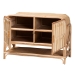 bali & pari Gitano Bohemian Natural Rattan 2-Door Storage Cabinet - WS085-B-Natural Rattan-Cabinet