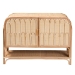 bali & pari Gitano Bohemian Natural Rattan 2-Door Storage Cabinet - WS085-B-Natural Rattan-Cabinet