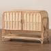 bali & pari Gitano Bohemian Natural Rattan 2-Door Storage Cabinet - WS085-B-Natural Rattan-Cabinet