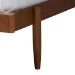 Baxton Studio Calderon Retro-Modern Walnut Brown Finished Wood Queen Size Platform Bed - MG0116-Walnut- Queen