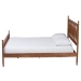 Baxton Studio Deance Retro-Modern Walnut Brown Finished Wood Queen Size Platform Bed - MG0206-Walnut-Queen