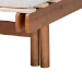 Baxton Studio Bolivia Mid-Century Modern Walnut Brown Wood Expandable Twin to King Bed Frame - MG0036-2-Walnut-Extension Bed