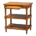 Baxton Studio Imogene Retro-Modern Walnut Brown Finished Wood End Table - JY23A427-Brown Wooden-ET