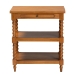 Baxton Studio Imogene Retro-Modern Walnut Brown Finished Wood End Table - JY23A427-Brown Wooden-ET