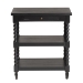 Baxton Studio Imogene Retro-Modern Black Wood End Table - JY23A428-Black Wooden-ET