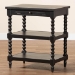 Baxton Studio Imogene Retro-Modern Black Wood End Table - JY23A428-Black Wooden-ET