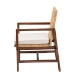 bali & pari Lovina Bohemian Light Honey Rattan and Acacia Wood Arm Chair - Lovina-Light Honey Rattan/Light Brown Rattan-CC
