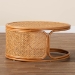 bali & pari Eldon Bohemian Honey Rattan Coffee Table - Eldon-Light Honey Rattan-Large-CT