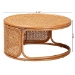 bali & pari Eldon Bohemian Honey Rattan Coffee Table - Eldon-Light Honey Rattan-Large-CT